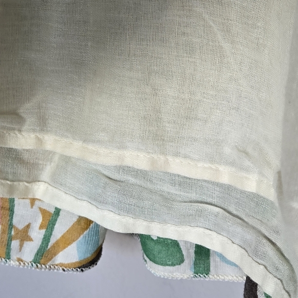 H&M Green Floral Print Ruffle Women's Pull-On Mini Skirt Size 8 - Picture 6 of 11